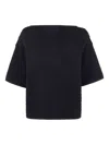 Liviana Conti Jersey T-shirt In Black  