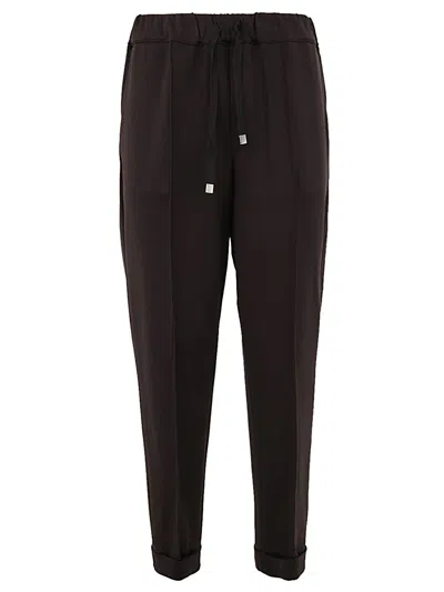 Liviana Conti Jogging Trousers In Brown