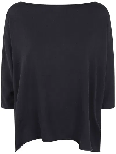 Liviana Conti Kimono Over Sweater In Blue