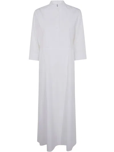 Liviana Conti Korean Neck Dress In White