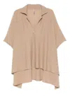 Liviana Conti Layered Wool Sweater In Gray