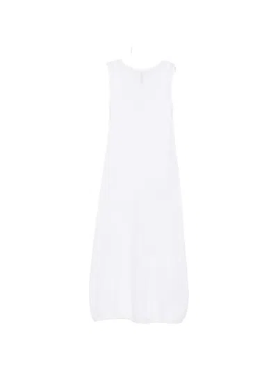Liviana Conti Layered-design Sleeveless Maxi Dress In White