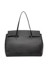 Liviana Conti Leather Tote Bag In Black