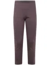 Liviana Conti Leggings Trousers In Purple