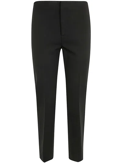 Liviana Conti Flared Cropped Trousers In Blue