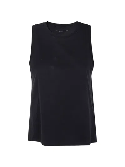 Liviana Conti Logo-patch Tank Top In Black
