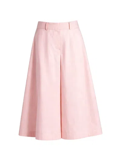 Liviana Conti Nelly A-line Midi Skirt In Pink