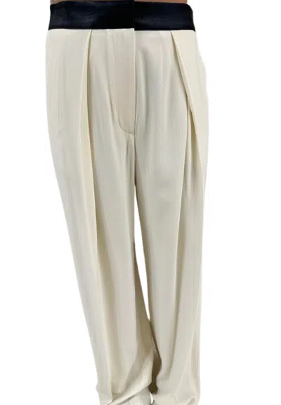 Liviana Conti Pant Mavis Woman  Almond In White