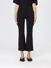 Liviana Conti Flared Cropped Trousers In Black