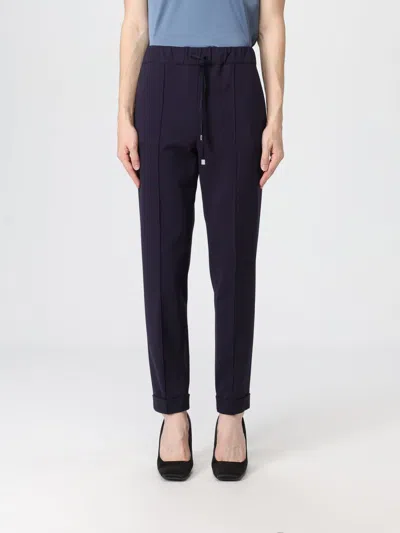 Liviana Conti Pants  Woman Color Blue In Black