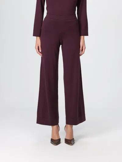 Liviana Conti Pants  Woman Color Burgundy
