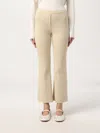Liviana Conti Tecnosoft Trumpet Trousers In Champagne