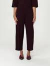 Liviana Conti Pants  Woman Color Plum In Purple
