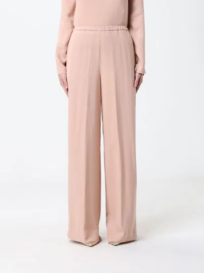 Liviana Conti Nolan Palazzo Trousers In Viscose Blend In Brown