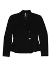 Liviana Conti Peplum Blazer In Black