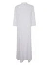 Liviana Conti Korean Neck Dress In White