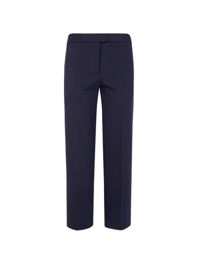 Liviana Conti Pressed-crease Tailored Trousers In Black