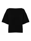 Liviana Conti Jersey T-shirt In Black