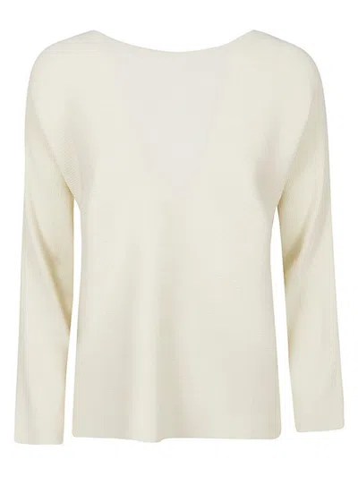 LIVIANA CONTI LIVIANA CONTI RIBBED VISCOSE SWEATER
