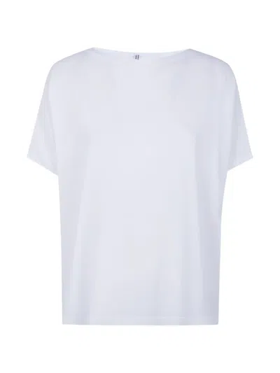 Liviana Conti Nelia Round Neck Sweater In White