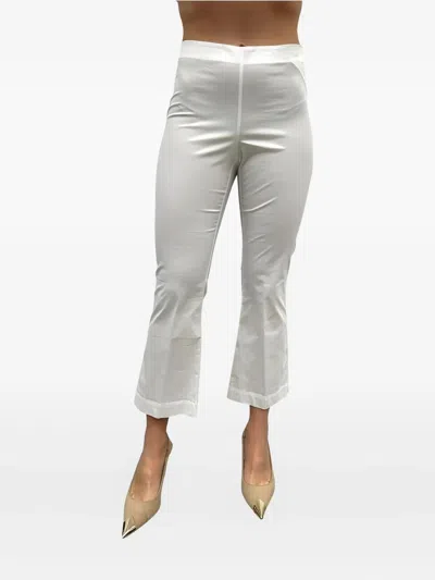 Liviana Conti Seam-detail Trousers In White
