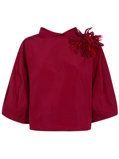 Liviana Conti Shirt Polyester "candice" In Red