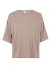 Liviana Conti Mandy Short Sleeve T-shirt In Box In Neutral
