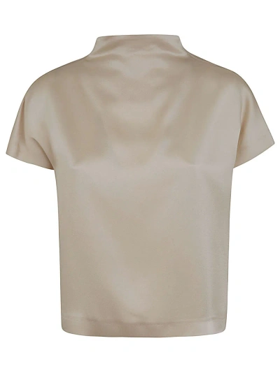 Liviana Conti Short Sleeves T-shirt In White