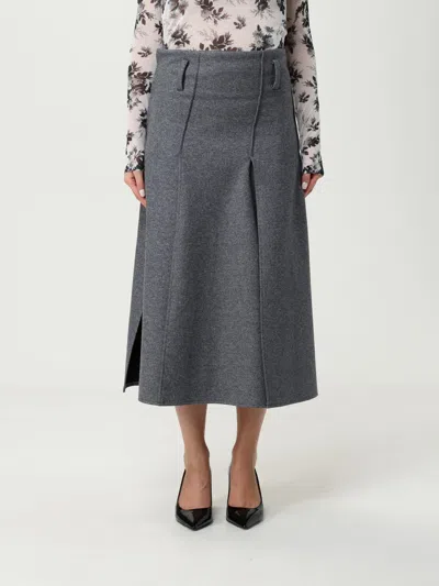Liviana Conti Skirt  Woman Color Grey In Gray