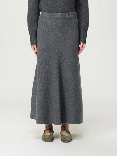 Liviana Conti Skirt  Woman Color Grey In Gray
