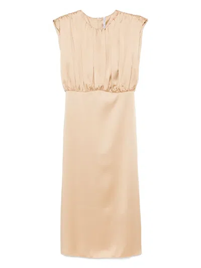 Liviana Conti Sleeveless Dress In Gold