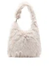 Liviana Conti Small Faux-fur Tote Bag In White