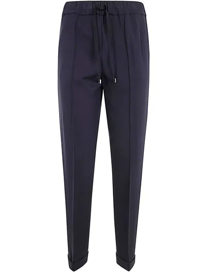 Liviana Conti Straight Leg Trousers In Blue