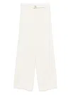Liviana Conti Straight-leg Trousers In White