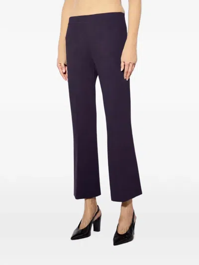 Liviana Conti Straight-leg Trousers In Purple