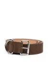 SUEDE D-RING BELT