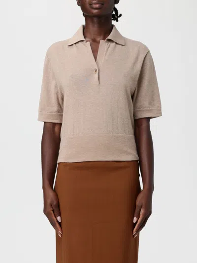 Liviana Conti Sweater  Woman Color Biscuit In Gold