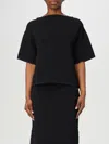 Liviana Conti Jersey T-shirt In Black