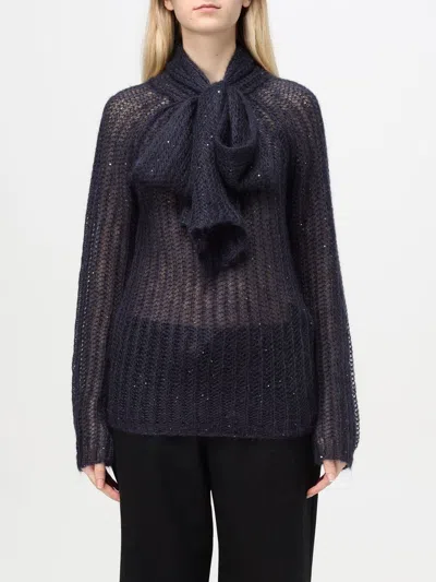 Liviana Conti Sweater  Woman Color Blue In Blau