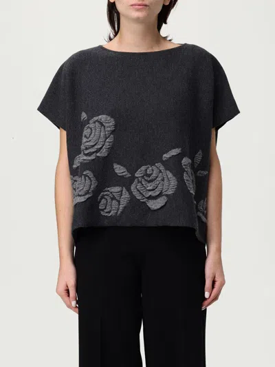 Liviana Conti Sweater  Woman Color Grey In Black