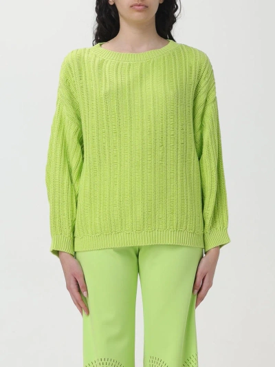 Liviana Conti Sweater  Woman Color Lime