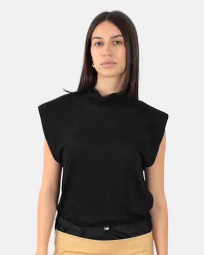 Liviana Conti T-shirt  High Neck - Y69-0 Black
