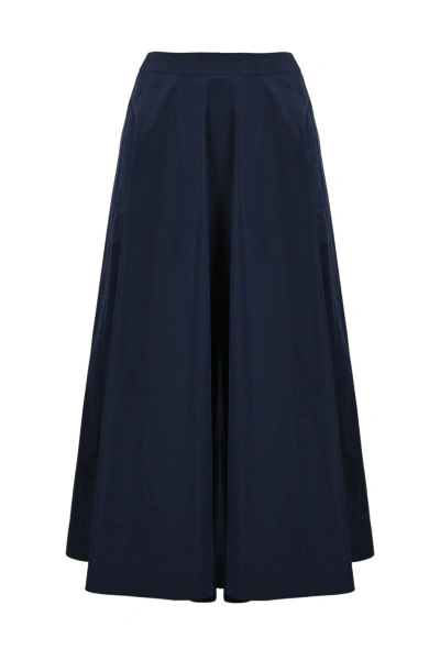 Liviana Conti Taffeta Skirt In Blue