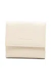 Liviana Conti Textured Wallet In Neutral