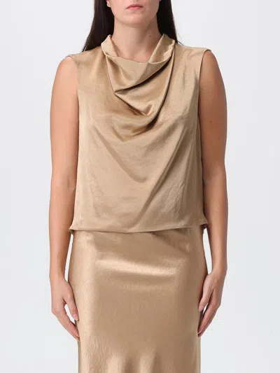Liviana Conti Top  Woman Color Biscuit In Gold