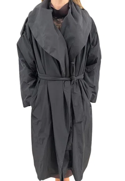 Liviana Conti Trench Owen  With Knotted Belt In Brown
