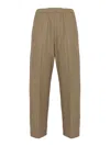 Liviana Conti Tristan Pinstriped Trousers In Cashmere Cloth In Green