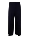 Liviana Conti Flared Cropped Trousers In Blue