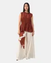 Liviana Conti Trousers  Mod. Ilaria - Ros-5 Rosa Macro Cocc In Neutral