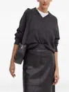 Liviana Conti V-neck Sweater In Black